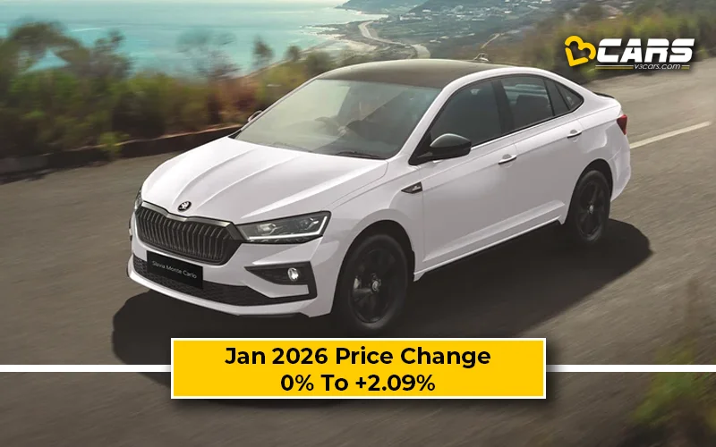First Spot: Skoda Slavia 2026 Jan Price Change — Hiked Up To 34k