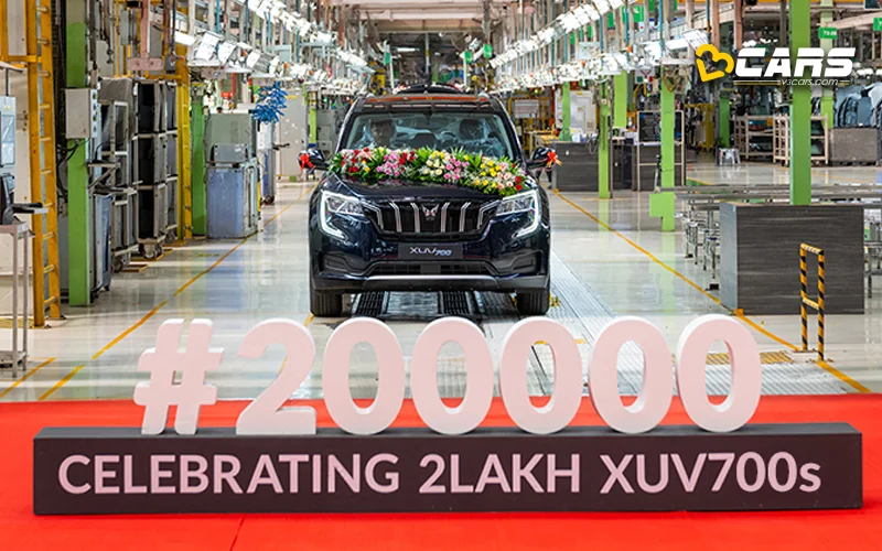 Mahindra xuv 700 achieves 2 lakh sales milestone gets 2 new colours