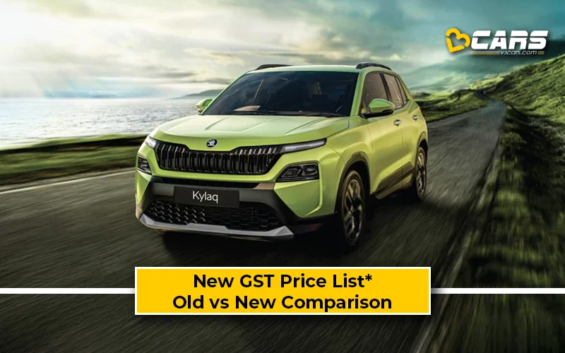 Skoda Kylaq — New GST Rate List & Old vs New Comparison (Tentative Prices; Sep 22)