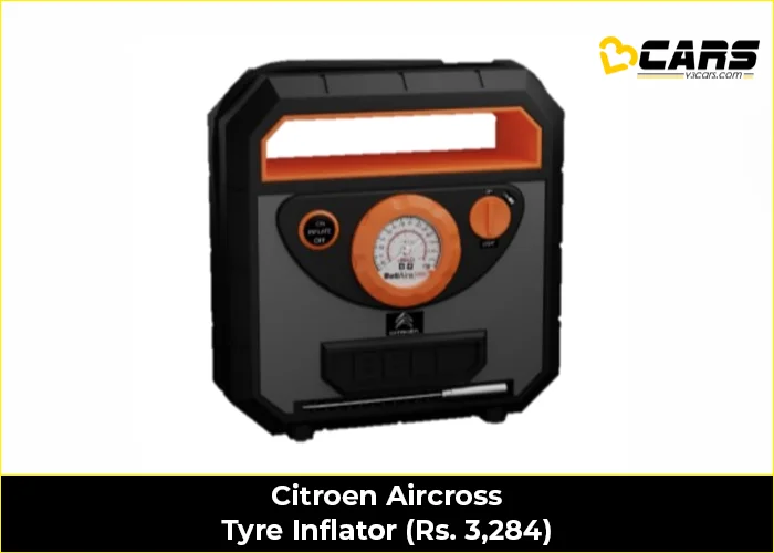 Citroen Aircross Tyre Inflator (Rs. 3,284)