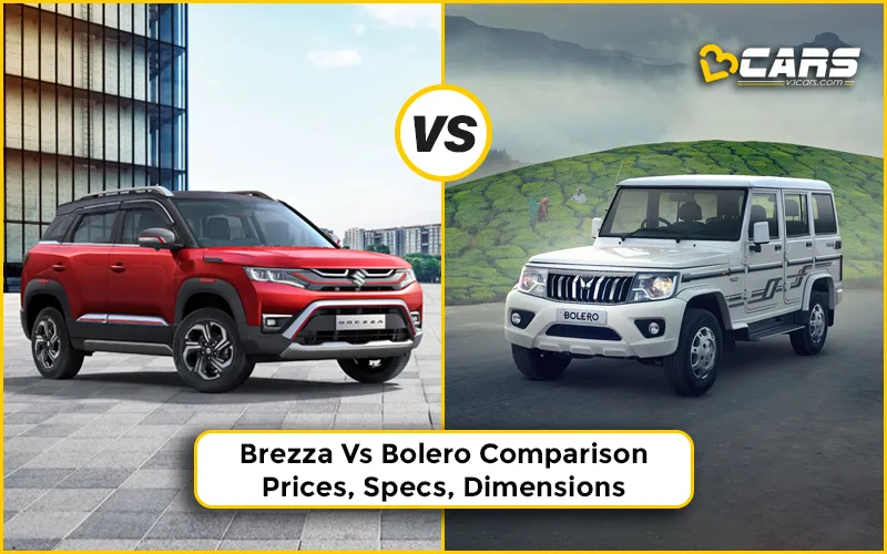 Maruti Suzuki Brezza Vs Mahindra Bolero