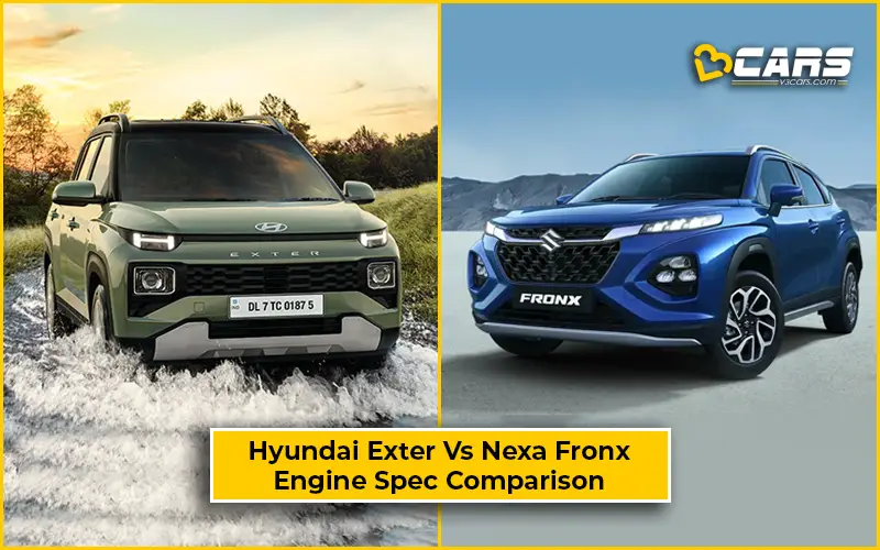 Hyundai Exter Vs Maruti Suzuki Fronx