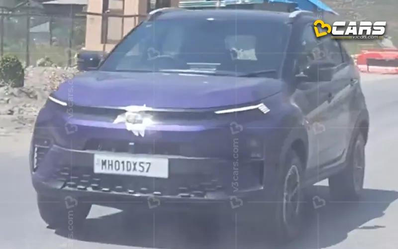 2023 tata nexon spotted undisguised ahead of launch