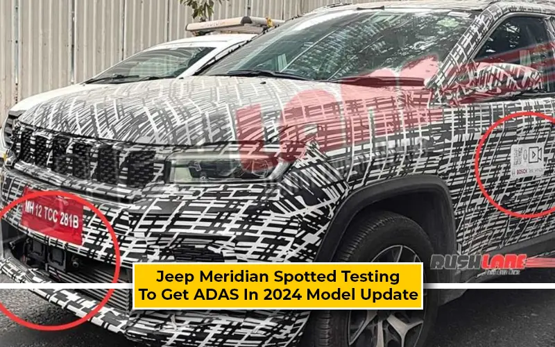 Jeep Meridian To Get ADAS In 2024 Model-Year Update