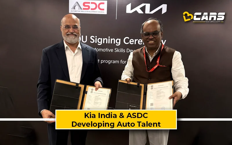 Kia India Sign MoU With ASDC To Develop Automotive Talent