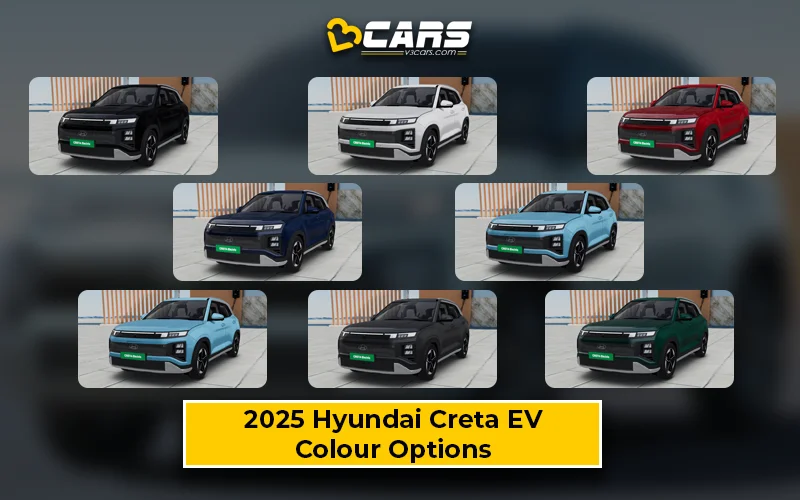 2025 Hyundai Creta EV – Variant-Wise Exterior Colour Options