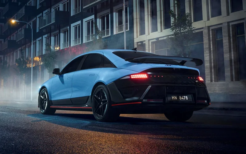 hyundai ioniq 6 n debut at goodwood with 650ps power