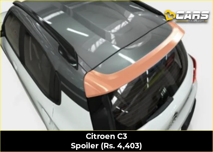 Citroen C3 Spoiler (Rs. 4,403)