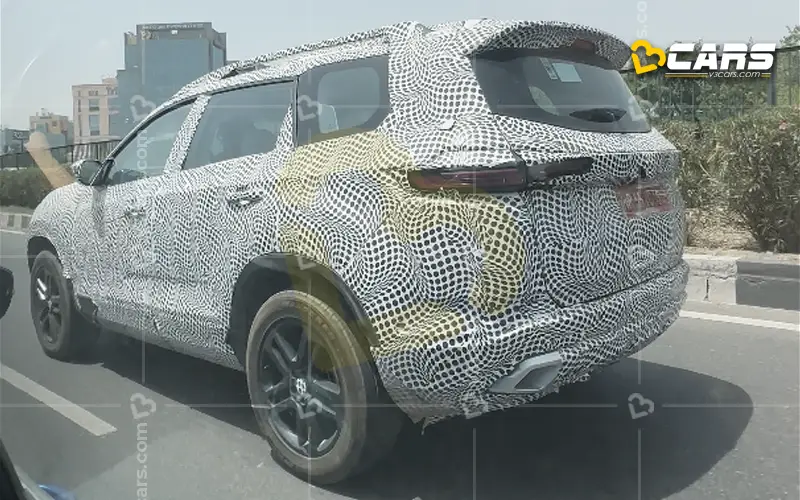 Tata safari facelift spotted again