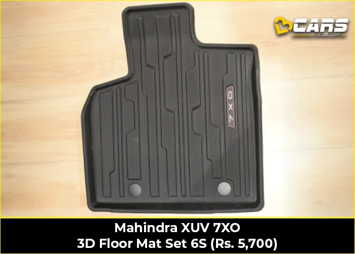 Mahindra XUV 7XO 3D Floor Mat Set 6S (Rs. 5,700)