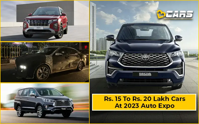 Cars Between Rs. 15 Lakh To Rs. 20 Lakh