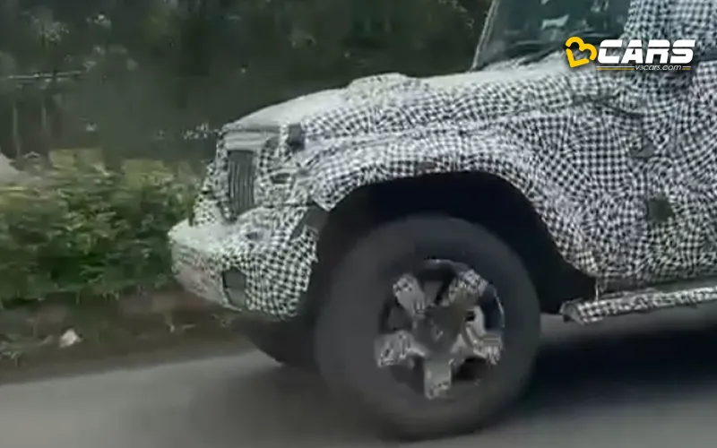 Mahindra thar 5 door spied launch date inching closer