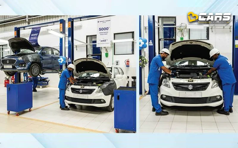 maruti suzuki inaugurate 5000th arena service touchpoint