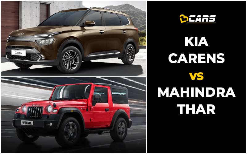 Kia Carens Vs Mahindra Thar