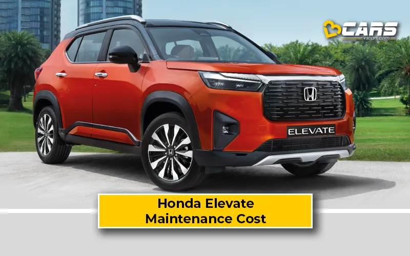 Honda Elevate Maintenance Cost