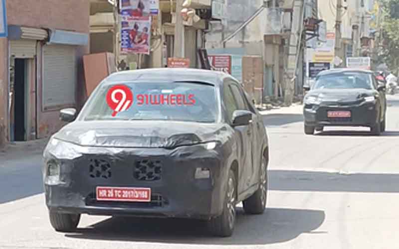 Maruti toyota compact suvs spied