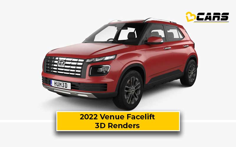 2022 Hyundai Venue Facelift 3D Render Leaked – Launch Soon