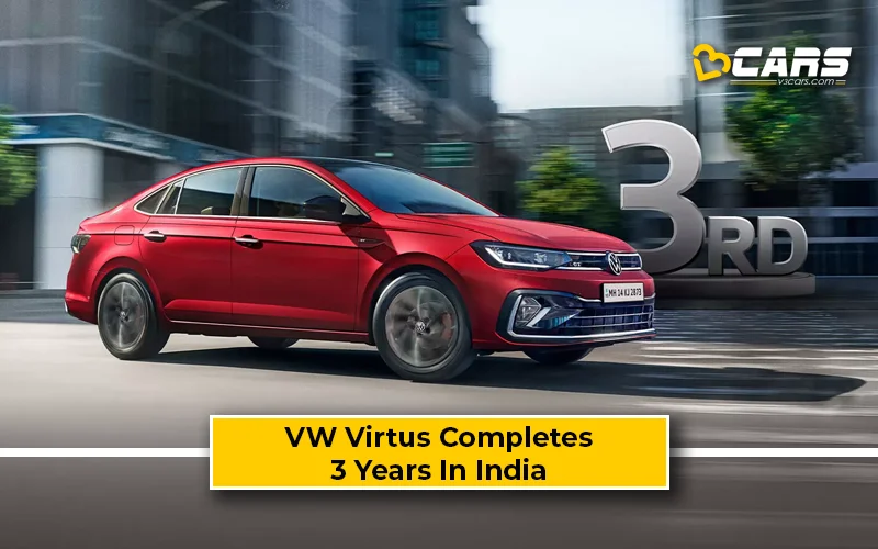 Volkswagen Virtus Completes 3 Years In India – Leads C-Sedan Sales