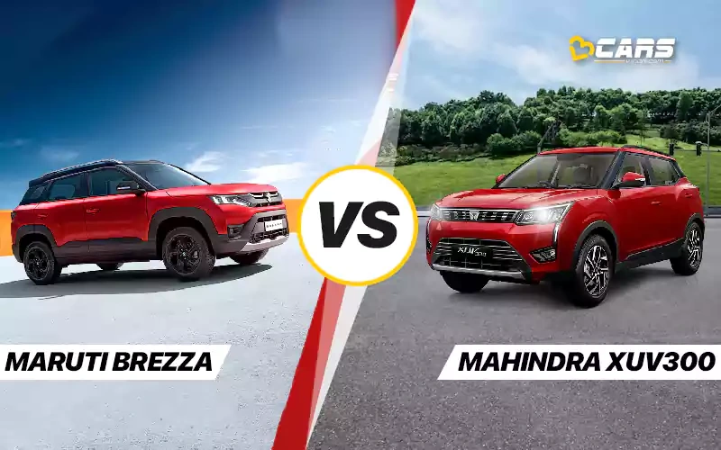 Maruti Arena Brezza Vs Mahindra XUV300 Price, Engine Specs, Dimensions Comparison
