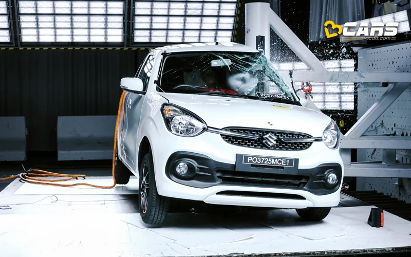 Maruti Suzuki Celerio Pole Impact Crash Test