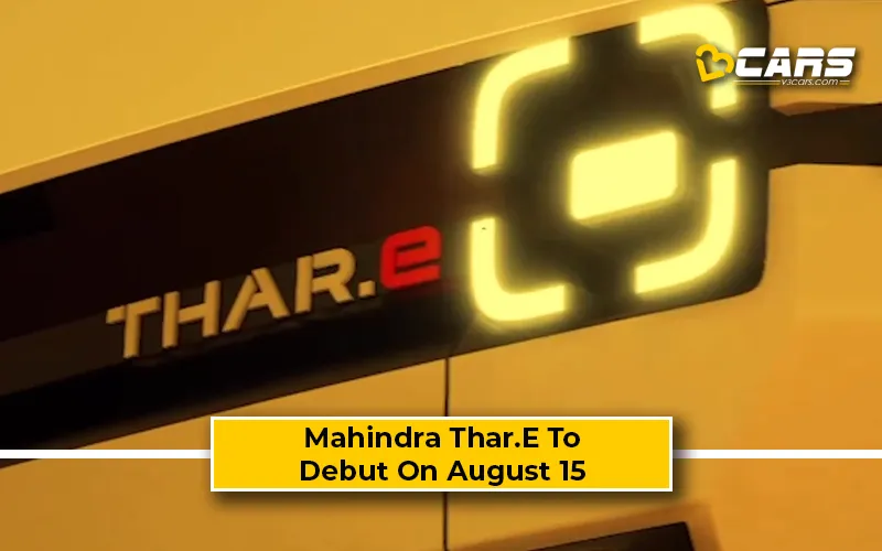 Mahindra Thar.E Electric SUV