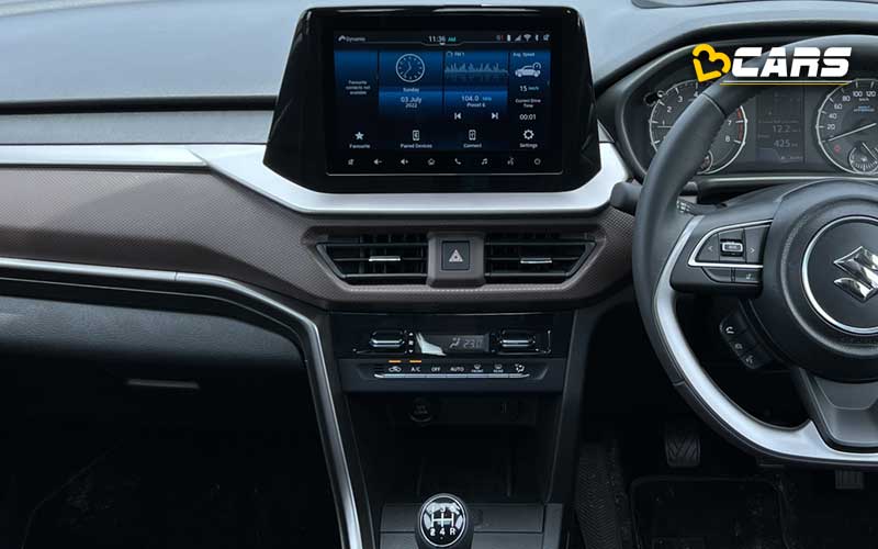 maruti brezza facelift interior review features usability