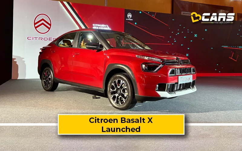 2025 Citroen Basalt X Launched; Up To Rs. 1.07 Lakh More Affordable Than Before