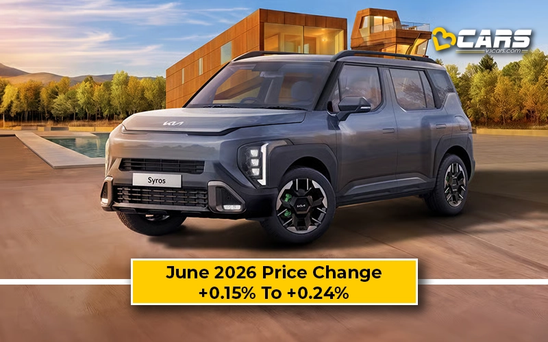 Kia Syros 2026 June Price Change