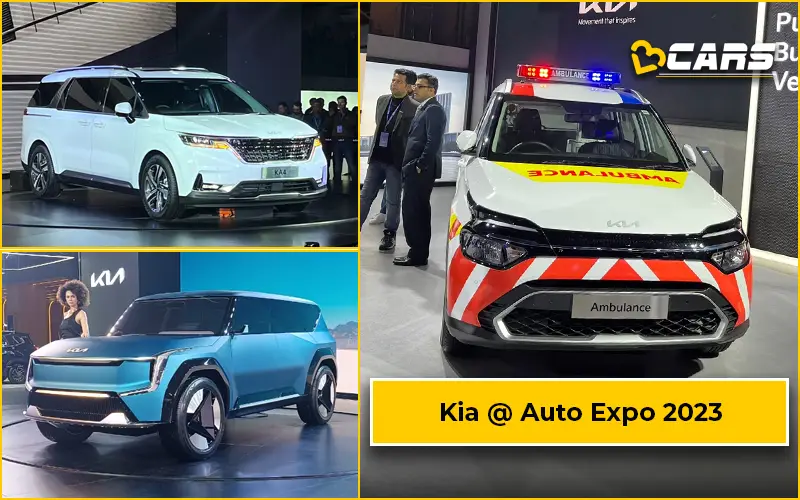 All Kia Cars Showcased At Auto Expo 2023