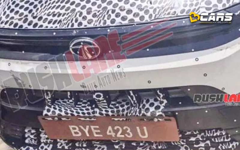 Next gen tata nexon front end spied undisguised