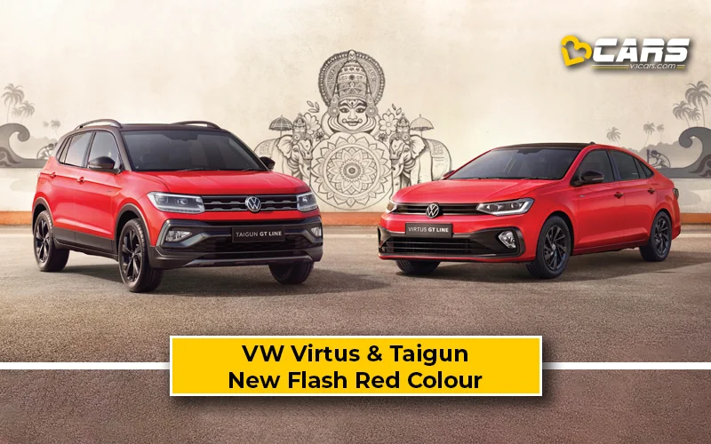 Volkswagen Virtus And Taigun Get Flash Red Edition