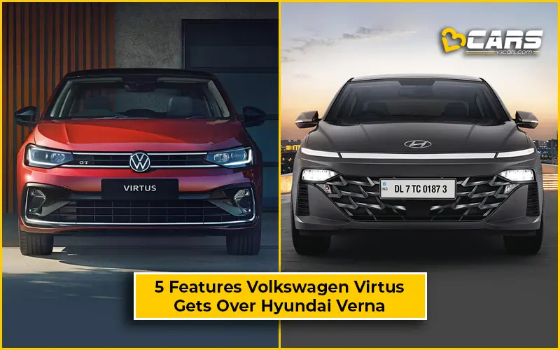 5 Features Volkswagen Virtus Gets But Hyundai Verna Doesn’t