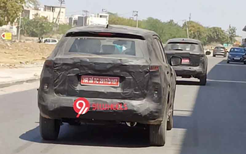 Maruti toyota compact suvs spied