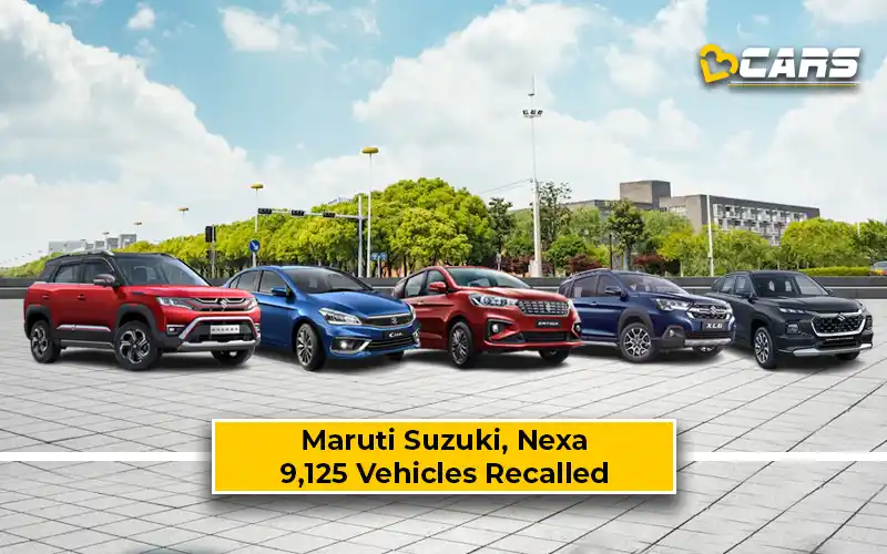 Maruti Suzuki Recalled