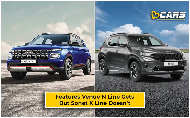 Features Hyundai Venue N Line Gets Over Kia Sonet X Line