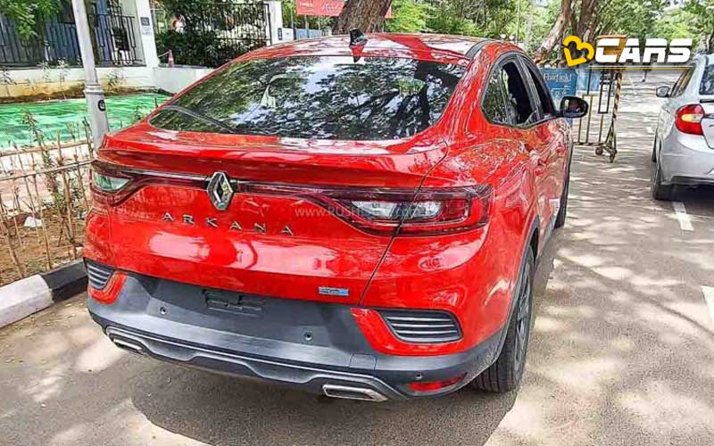 Renault arkana coupe suv spied again