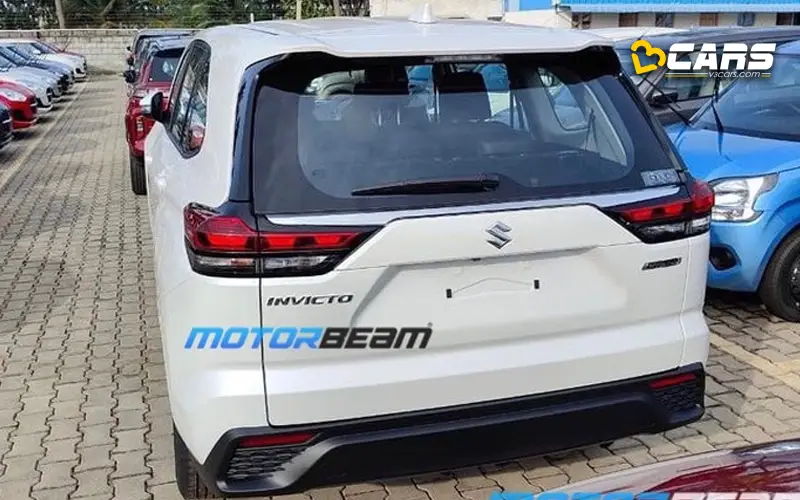 2023 maruti suzuki invicto white colour spotted may get more variants colour options