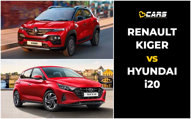 Renault Kiger vs Hyundai i20