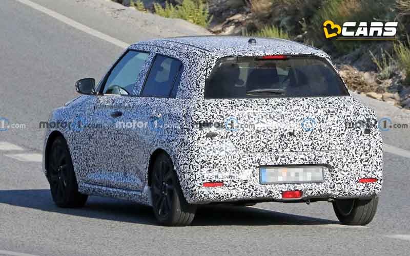 2023 suzuki swift spied on test