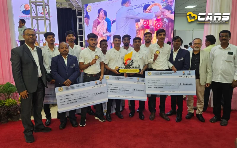 toyota kirloskar motor employees honoured for worldskills 2024 achievements