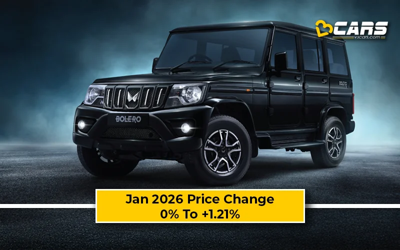 Scoop: January 2026: Mahindra Bolero Price Change — Hiked By Up To 11k