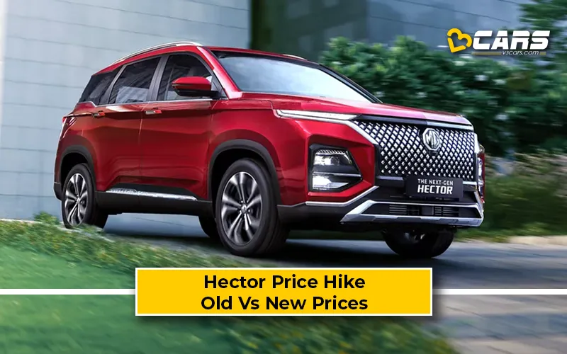 MG Hector Price Change