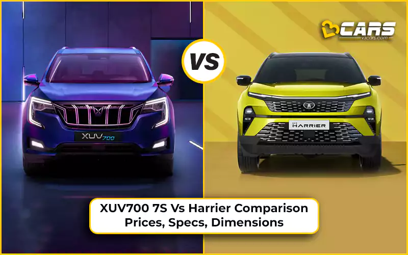 XUV700 7S vs Harrier