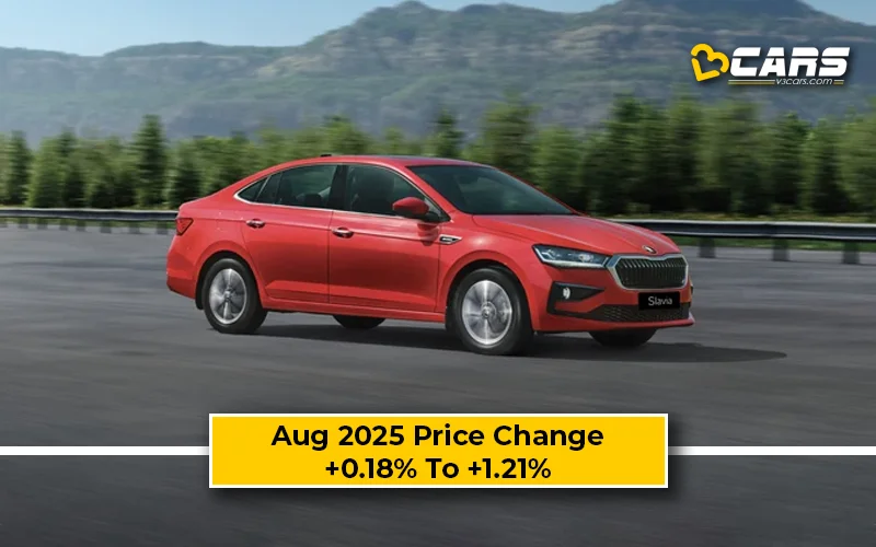 August 2025 Skoda Slavia Price Change — Hiked By Up To 20k