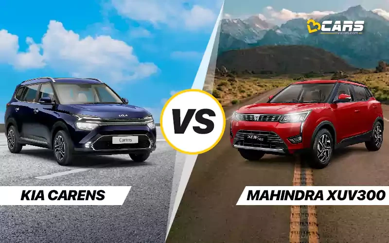 Kia Carens Vs Mahindra XUV300 Price, Engine Specs, Dimensions Comparison