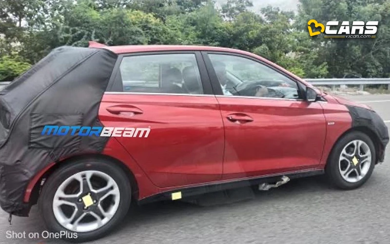 2023 hyundai i20 facelift spotted again