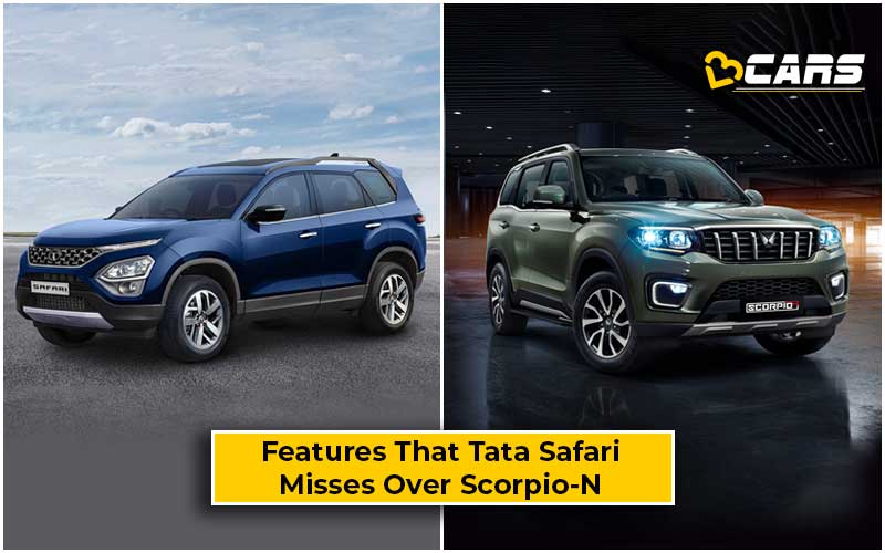 5 Features Missing In The Tata Safari That The Scorpio-N Offers