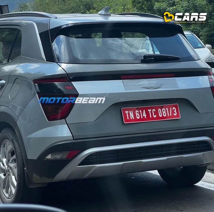 Hyundai creta ev prototype spotted again