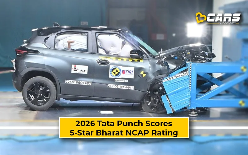 Tata Punch 2026 Bharat-NCAP Rating – 5-Star Safety Across Variants
