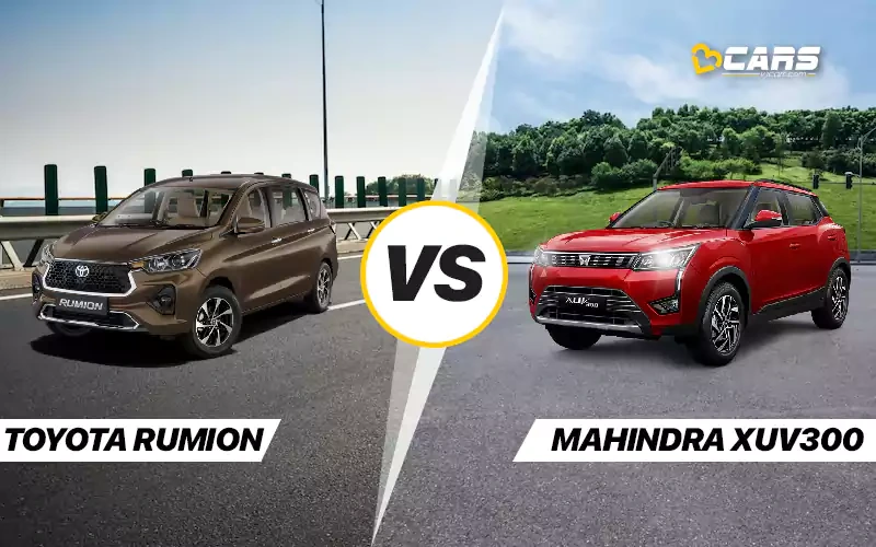 Toyota Rumion Vs Mahindra XUV300 Price, Engine Specs & Dimensions Comparison